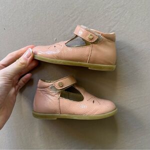 Falcotto Maluku Patent Leather Mary Jane T-Strap Shoes